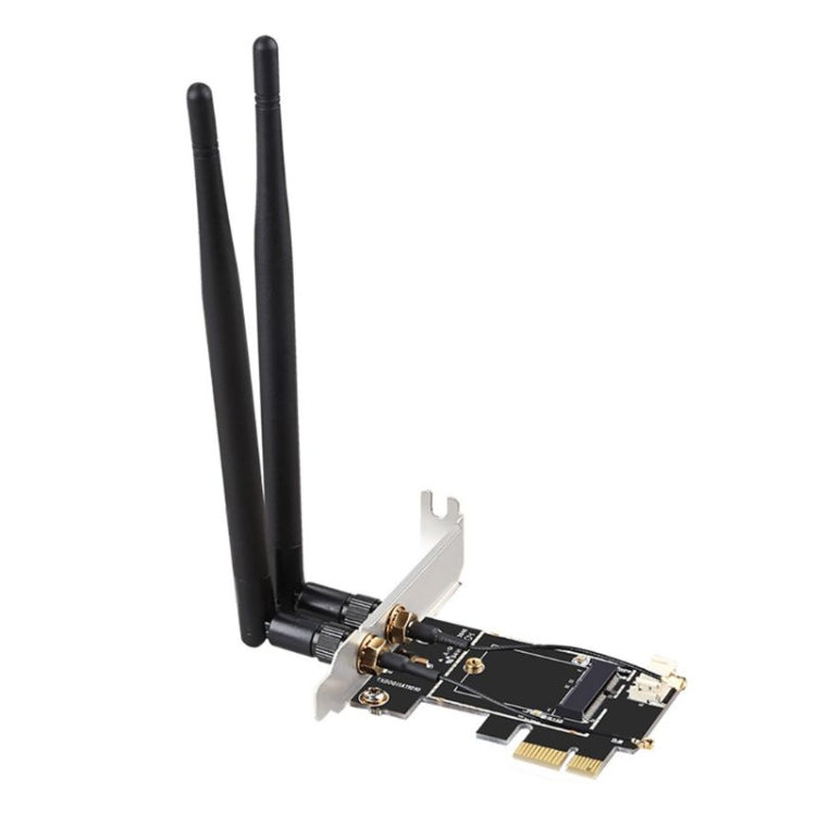 Adaptador de Antena Dupla TXB001 Cartão PCIE-1X para NGFF-Ekey