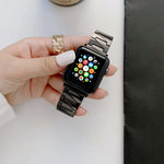 Pulseira Metálica Criativa em Aço Inoxidável com Corrente Para Apple Watch Series, 7 41mm / 6&SE&5&4 40mm / 3&2&1 38mm, 7 45mm / 6&SE&5&4 44mm / 3&2&1 42mm