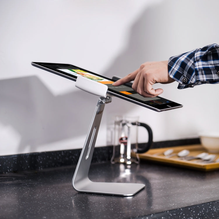 AP-7S Suporte de Secretária Universal para Tablet PC de 7-13 polegadas em Liga de Alumínio com Rotação de 360 Graus