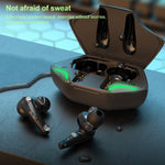 Auricular TWS-G11 Bluetooth 5.0 TWS Estéreo para Jogos de Baixa Latência com LED Cool