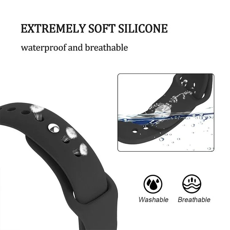 Correia de Silicone Monocromática para Apply Samsung Galaxy Watch Active 22mm