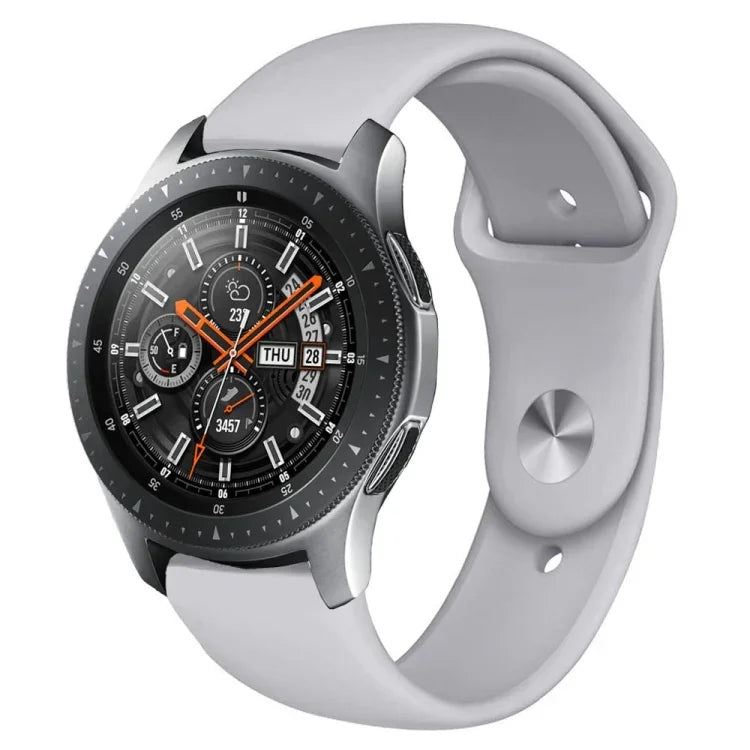 Correia de Silicone Monocromática para Apply Samsung Galaxy Watch Active 22mm