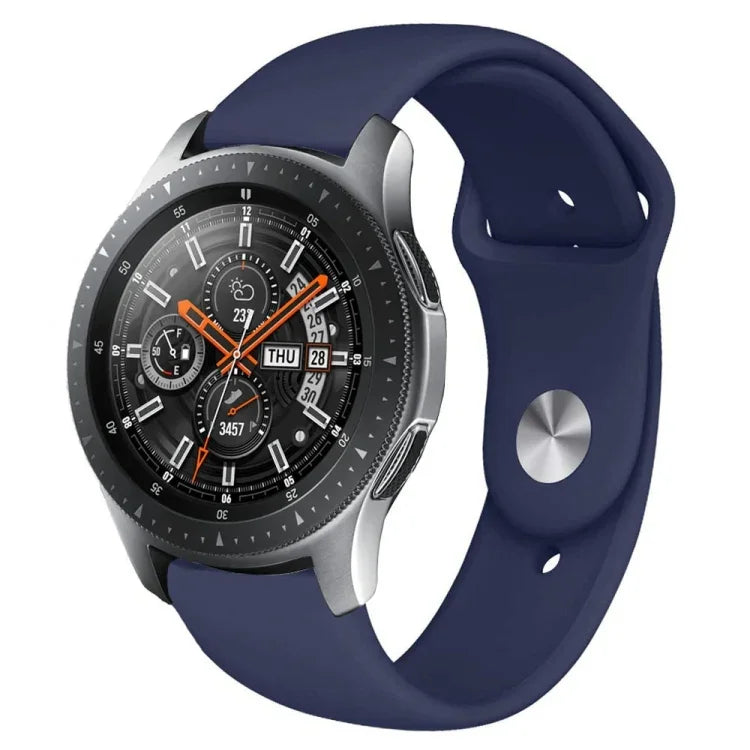 Correia de Silicone Monocromática para Apply Samsung Galaxy Watch Active 22mm