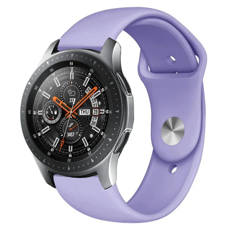 Correia de Silicone Monocromática para Apply Samsung Galaxy Watch Active 22mm