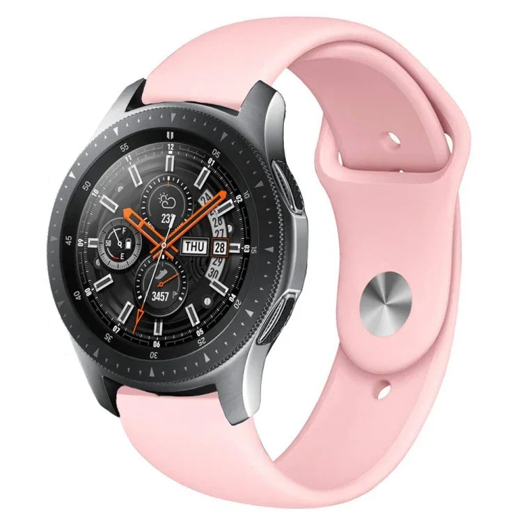 Correia de Silicone Monocromática para Apply Samsung Galaxy Watch Active 22mm