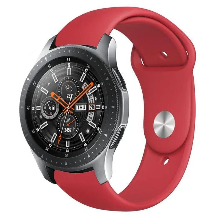 Correia de Silicone Monocromática para Apply Samsung Galaxy Watch Active 22mm