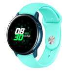 Correia de Silicone Monocromática para Apply Samsung Galaxy Watch Active 22mm