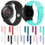Correia de Silicone Monocromática para Apply Samsung Galaxy Watch Active 22mm