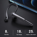 Auricular Bluetooth Sem Fios P40 5.1 para Negócios com Cancelamento de Ruído, Microfone e Suporte para Mãos Livres