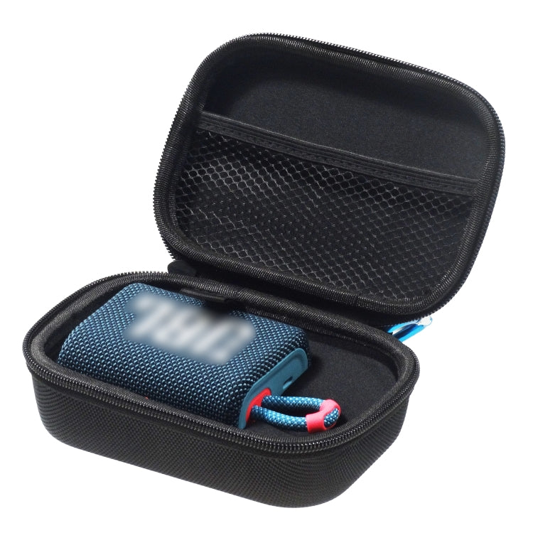 JD-344646 Bolsa de Armazenamento Portátil Antichoque para Altifalante Bluetooth JBL GO3 para Exterior, com Mosquetão