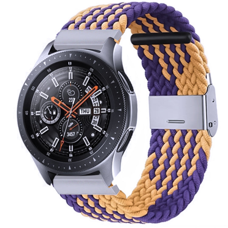 Correia trançada de nylon com fivela metálica para Galaxy Watch 4 20mm, 20mm