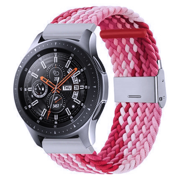Correia trançada de nylon com fivela metálica para Galaxy Watch 4 20mm, 20mm