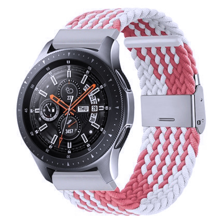 Correia trançada de nylon com fivela metálica para Galaxy Watch 4 20mm, 20mm