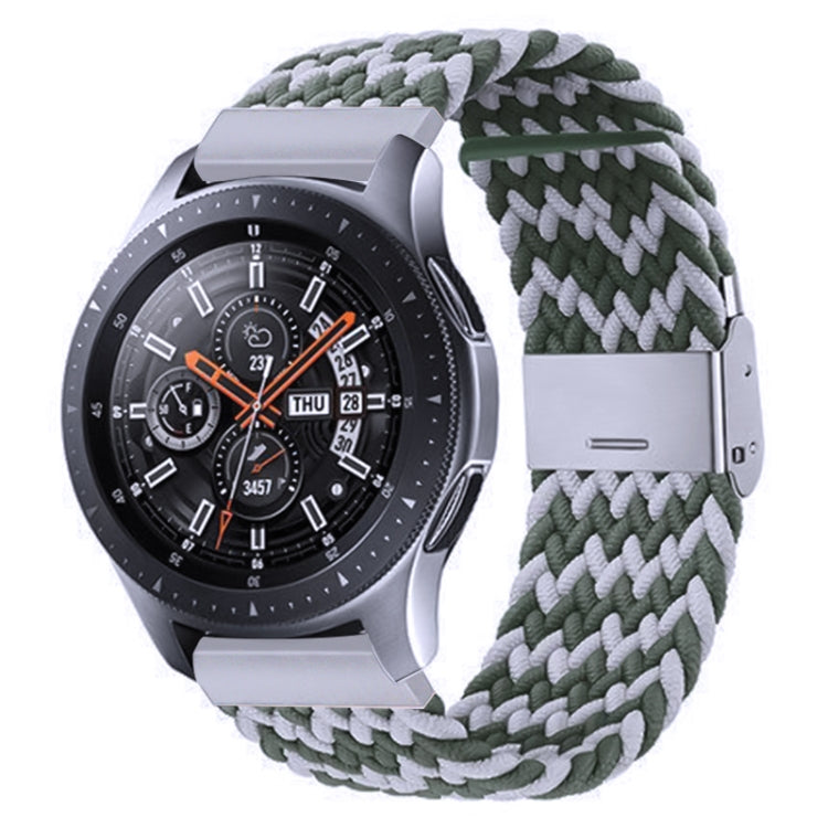 Correia trançada de nylon com fivela metálica para Galaxy Watch 4 20mm, 20mm