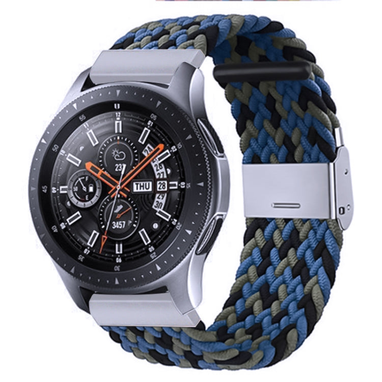 Correia trançada de nylon com fivela metálica para Galaxy Watch 4 20mm, 20mm