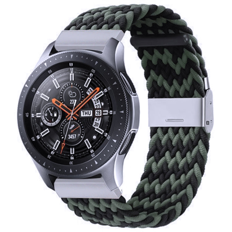 Correia trançada de nylon com fivela metálica para Galaxy Watch 4 20mm, 20mm