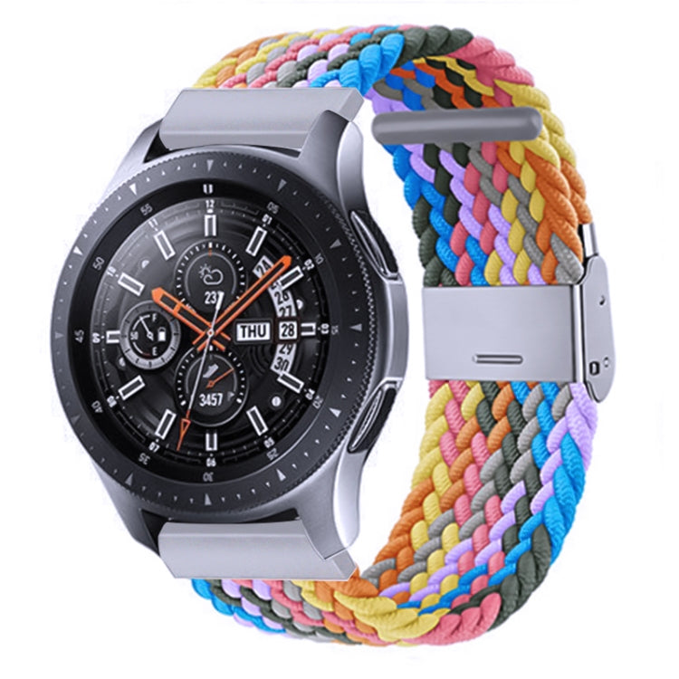 Correia trançada de nylon com fivela metálica para Galaxy Watch 4 20mm, 20mm