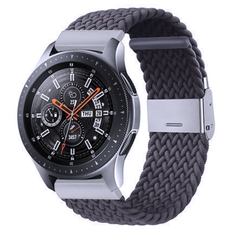 Correia trançada de nylon com fivela metálica para Galaxy Watch 4 20mm, 20mm