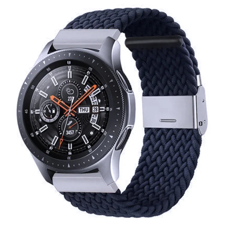 Correia trançada de nylon com fivela metálica para Galaxy Watch 4 20mm, 20mm
