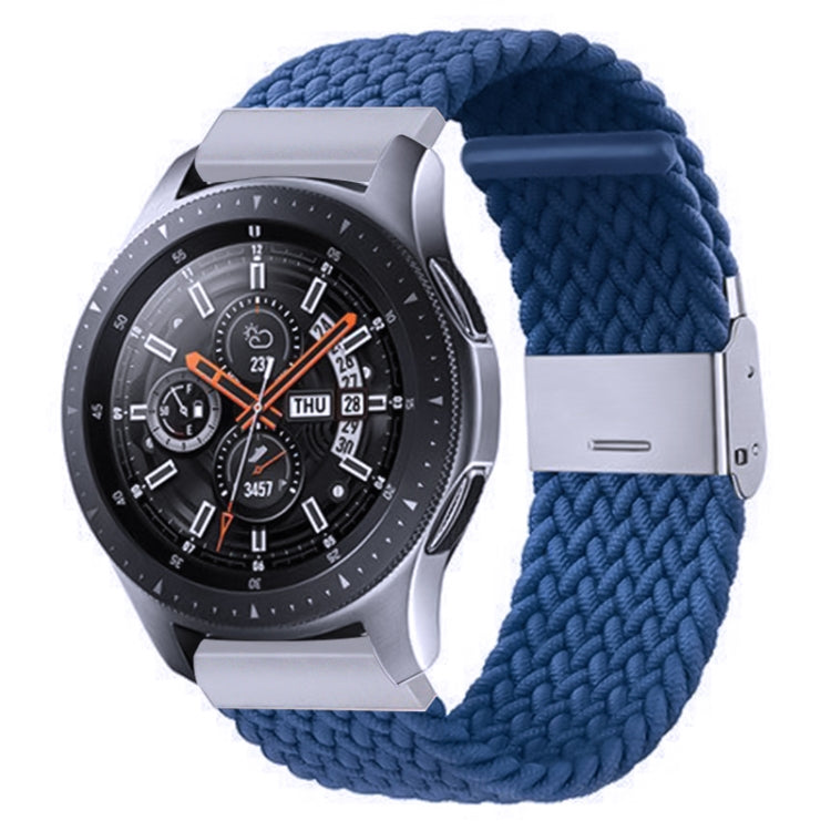 Correia trançada de nylon com fivela metálica para Galaxy Watch 4 20mm, 20mm