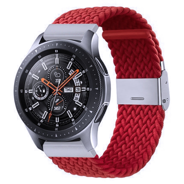 Correia trançada de nylon com fivela metálica para Galaxy Watch 4 20mm, 20mm