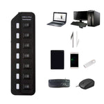 Divisor HUB USB 3.0 de 7 Portas com Comutação Independente, Divisor