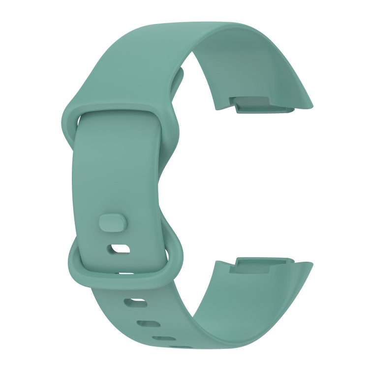 For Fitbit Charge 5 Monochromatic Silica Gel To Replace Watch Strap, Size：Large Size, Size: Small Size