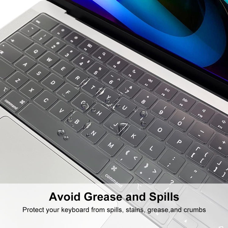 ENKAY Filme Protetor Ultraleve e Macio de Teclado TPU para Portátil MacBook Air 13,6 2022/2024 A2681 (M2) / A3113 (M3), Versão: Versão EUA, Versão EUA, Versão UE