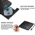 Leitor Óptico Externo USB 3.0 Portátil DVD RW