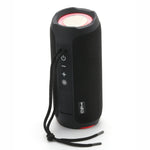 T&G TG227 Altifalante de Música Bluetooth Portátil para Exterior à Prova de Água com LED Suporta FM / TF / USB