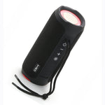 T&G TG227 Altifalante de Música Bluetooth Portátil para Exterior à Prova de Água com LED Suporta FM / TF / USB