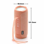 T&G TG227 Altifalante de Música Bluetooth Portátil para Exterior à Prova de Água com LED Suporta FM / TF / USB