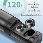 Auriculares Bluetooth T&G TG909 TWS Mini In-ear Estéreo de Canal Duplo com Ecrã LED