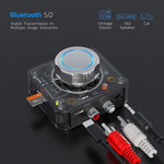 Receptor Bluetooth 5.0 C39 Conversor de Áudio Sem Fios RCA para 3.5mm Suporta Cartão TF, C39