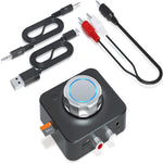 Receptor Bluetooth 5.0 C39 Conversor de Áudio Sem Fios RCA para 3.5mm Suporta Cartão TF, C39