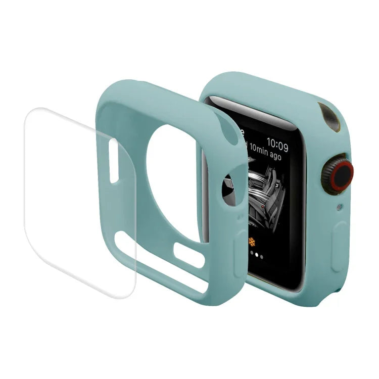 ENKAY Hat-Prince Estojo Protetor TPU + Filme Protetor de Ecrã PET de Cobertura Total para Apple Watch Series 7 41mm