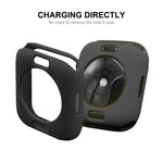 ENKAY Hat-Prince Estojo Protetor TPU + Filme Protetor de Ecrã PET de Cobertura Total para Apple Watch Series 7 41mm