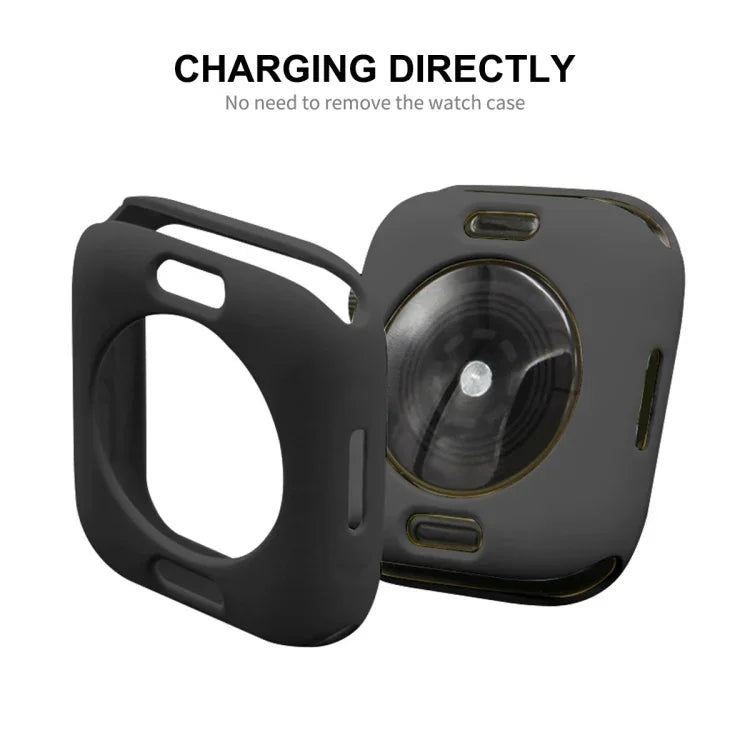 ENKAY Hat-Prince Estojo Protetor TPU + Filme Protetor de Ecrã PET de Cobertura Total para Apple Watch Series 7 41mm