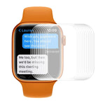 Película Protetora de Ecrã HD de Vidro Temperado Completo com Borda Curvada 3D ENKAY Hat-Prince para Apple Watch Série 9 / 8 / 7 45mm, 1 PC, 2 PCS, 5 PCS, 10 PCS
