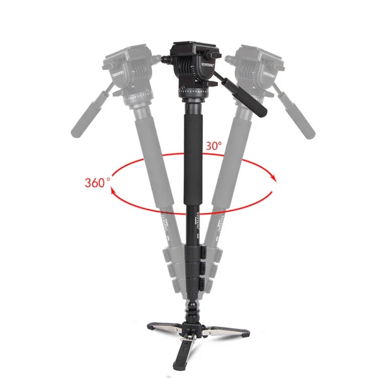 Tripé Monopé YUNTENG VCT-288 com Cabeça de Arrasto Fluido, VCT-288
