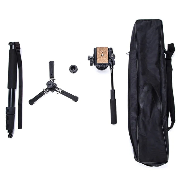 Tripé Monopé YUNTENG VCT-288 com Cabeça de Arrasto Fluido, VCT-288