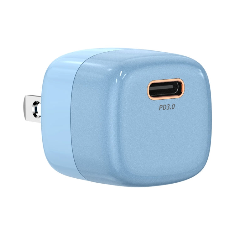 Carregador Rápido Mini ENKAY APQ-011 PD 20W USB-C / Tipo-C, Ficha EUA