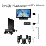 Conversor de Vídeo PS2 para HDMI com Saída 3,5mm