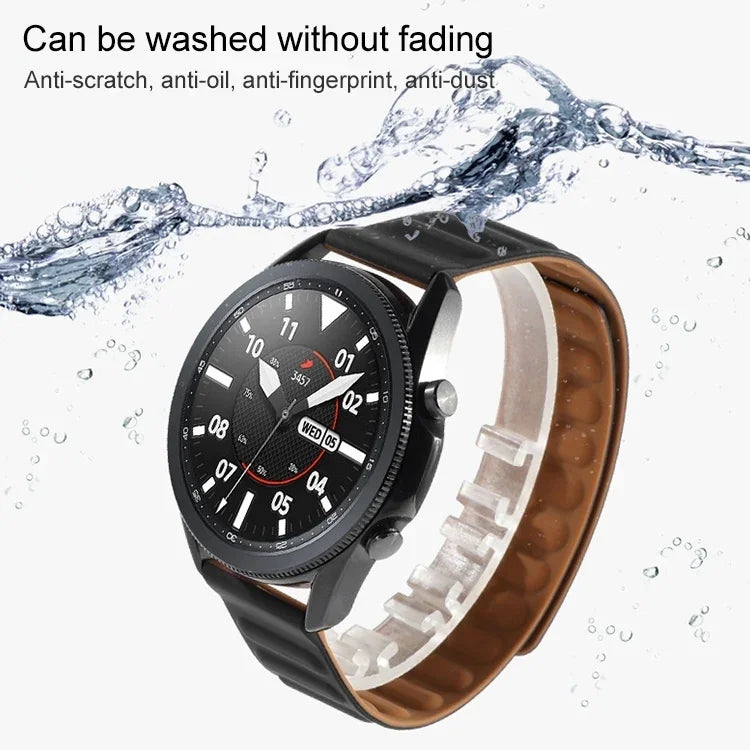 Correia de Relógio Magnética em Silicone para Samsung Galaxy Gear 2 Neo R381, Para Samsung Galaxy Gear 2 Neo R381