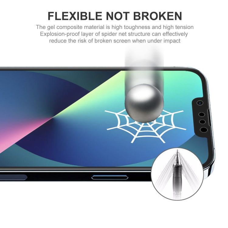 Película Hidrogel à Prova de Explosão com Cola Total ENKAY Para iPhone 13 / 13 Pro, Para iPhone 13 / 13 Pro