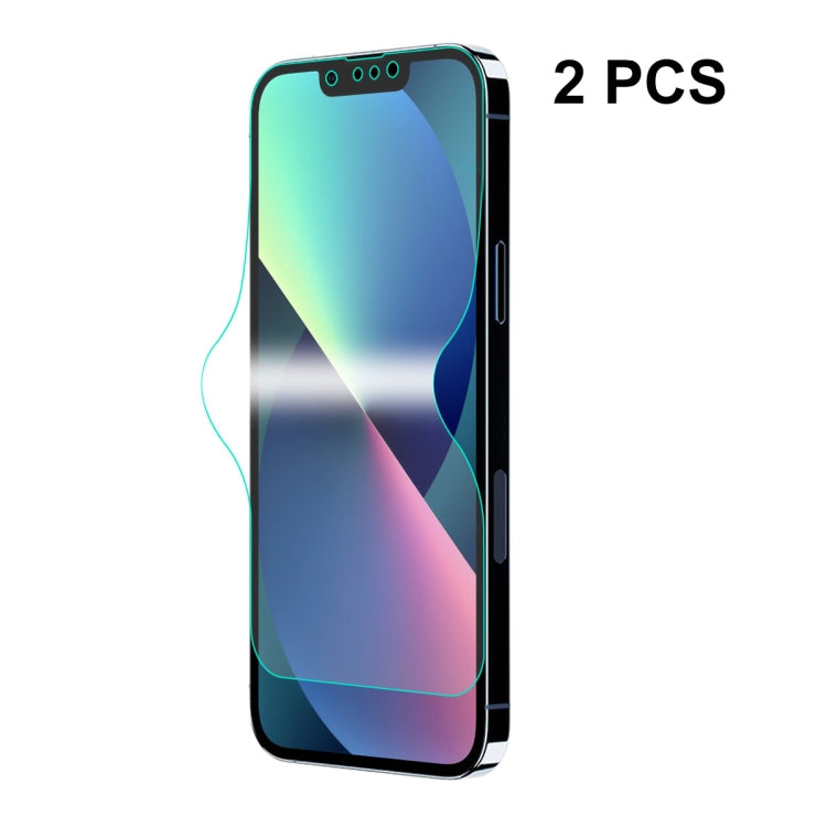 2 Películas Hidrogel ENKAY de Colagem Total e à Prova de Explosão para iPhone 13 / 13 Pro (2 Unidades)