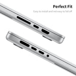 ENKAY Tampas Anti-poeira de Silicone Hat-Prince para MacBook Air 13,6 2022/2024 A2681 (M2) / A3113 (M3)