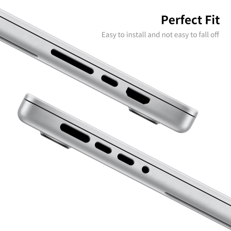 ENKAY Tampas Anti-poeira de Silicone Hat-Prince para MacBook Air 13,6 2022/2024 A2681 (M2) / A3113 (M3)