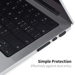 ENKAY Tampas Anti-poeira de Silicone Hat-Prince para MacBook Air 13,6 2022/2024 A2681 (M2) / A3113 (M3)