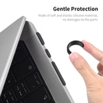 ENKAY Tampas Anti-poeira de Silicone Hat-Prince para MacBook Air 13,6 2022/2024 A2681 (M2) / A3113 (M3)